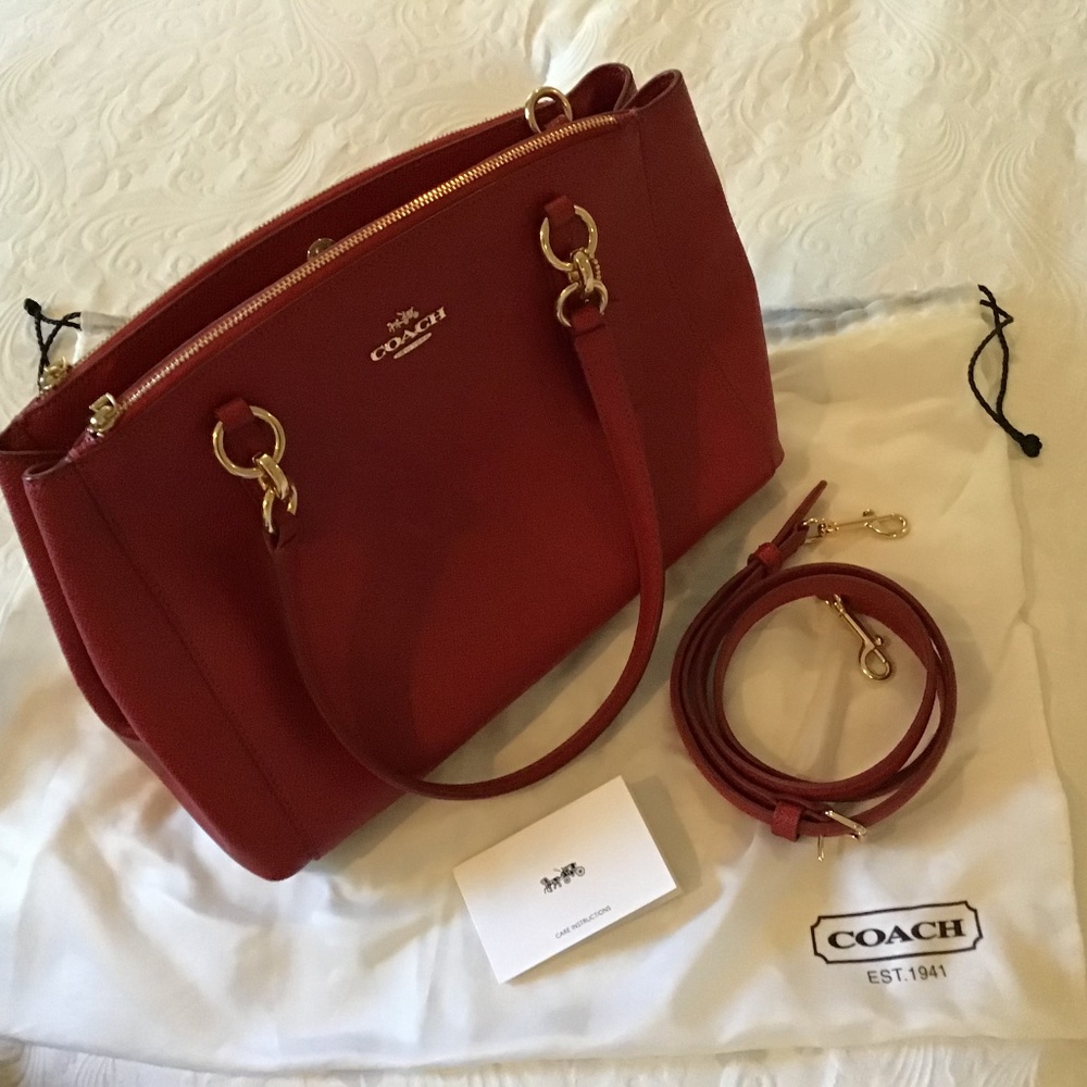 Coach Christie Red Handbag